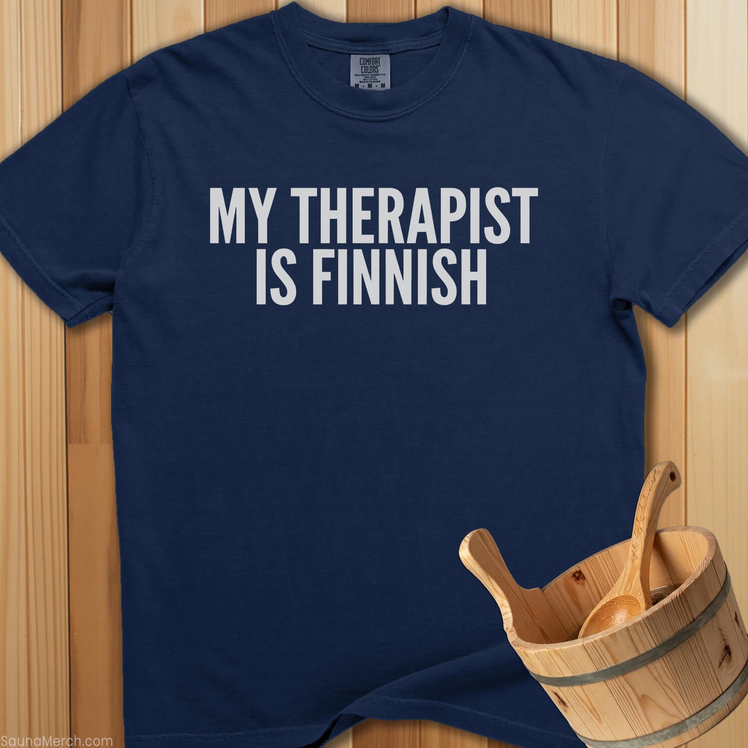 My Therapist Is Finnish T-Shirt - SaunaMerch