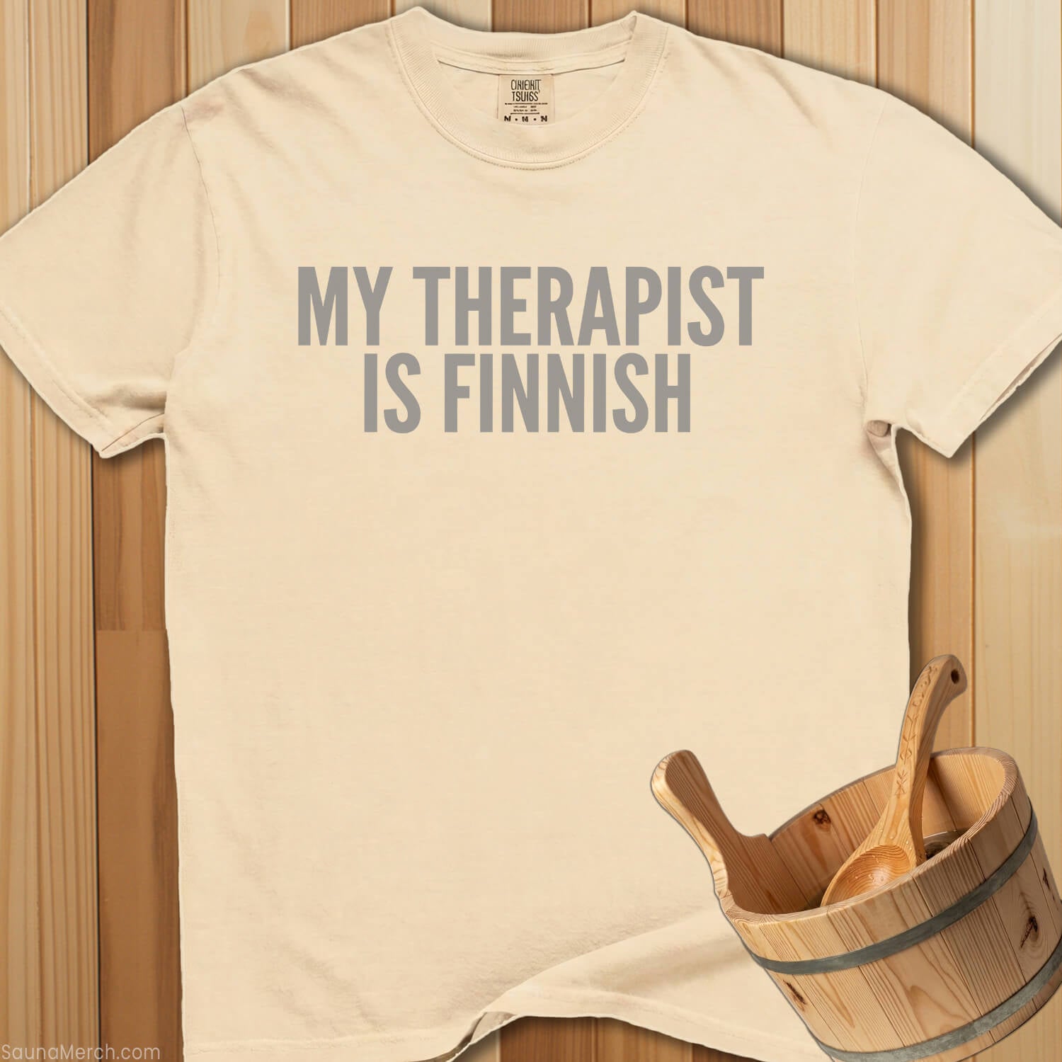 My Therapist Is Finnish T-Shirt - SaunaMerch
