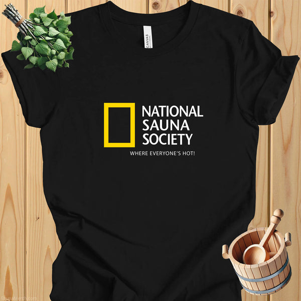 National Sauna Society Satirical Shirt