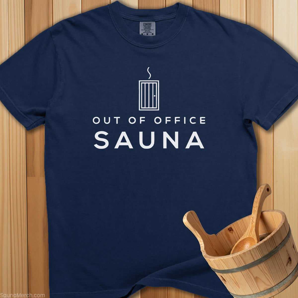 Out of Office Sauna T-Shirt - SaunaMerch