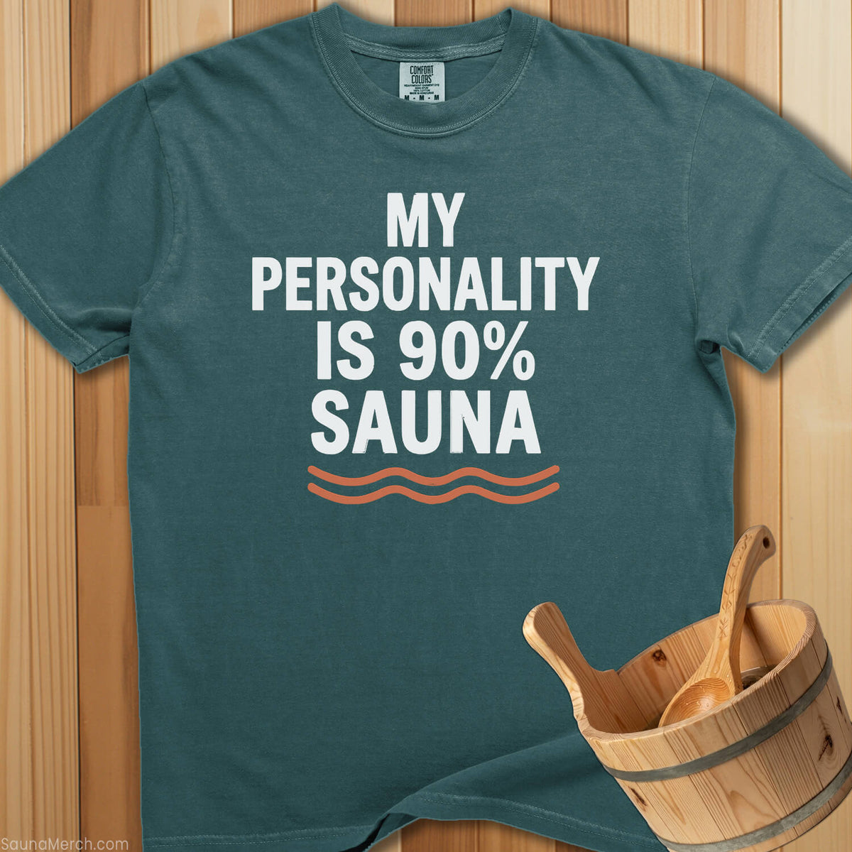 Personality 90% Sauna T-Shirt - SaunaMerch