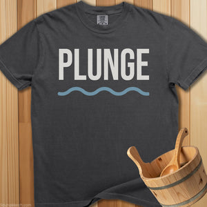 Plunge Wave Design T-Shirt - SaunaMerch
