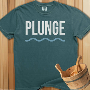 Plunge Wave Design T-Shirt - SaunaMerch