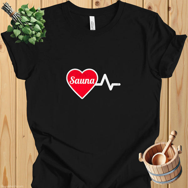 Cotton Sauna Heartbeat T-Shirt