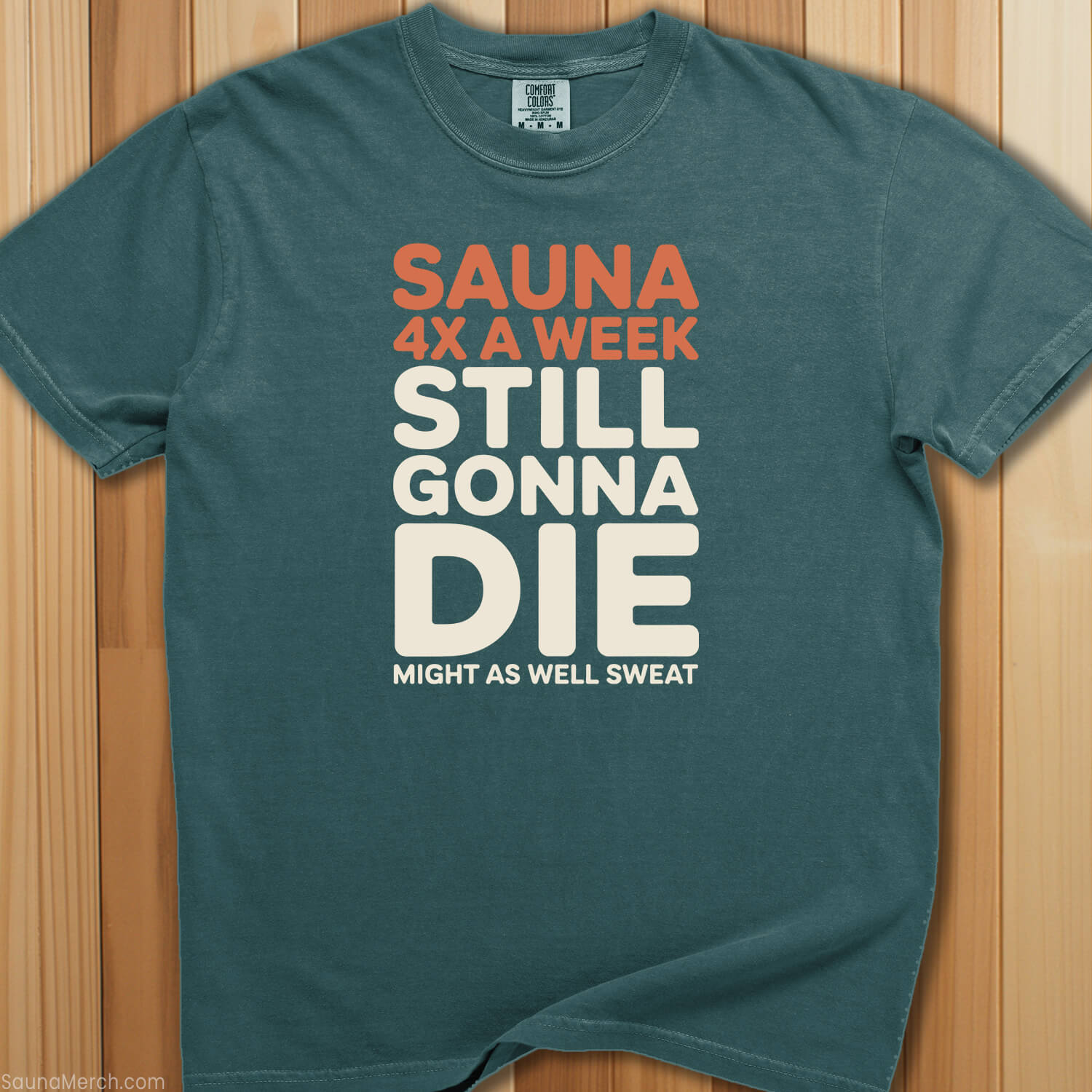 Sauna 4 Times a Week T-Shirt - SaunaMerch