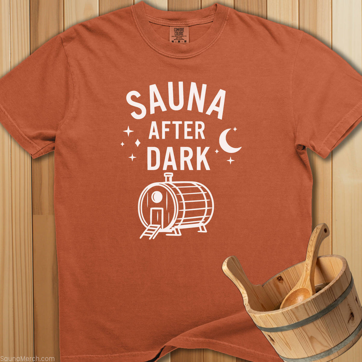 Sauna After Dark T-Shirt - SaunaMerch