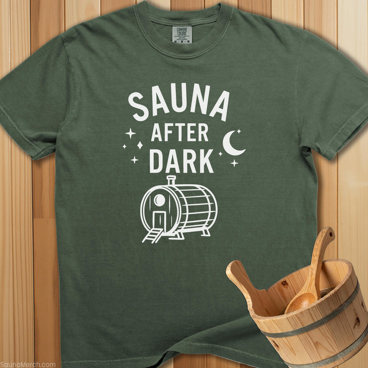 Sauna After Dark T-Shirt - SaunaMerch