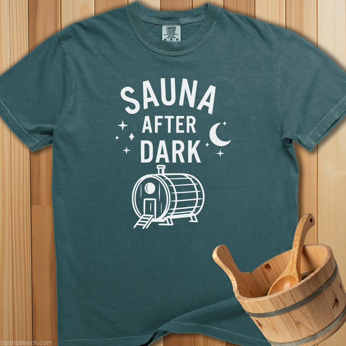 Sauna After Dark T-Shirt - SaunaMerch