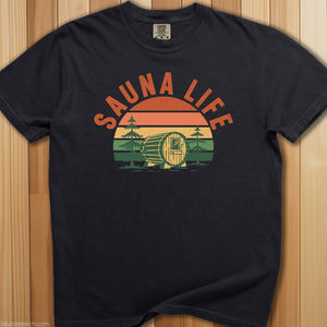 Sauna Barrel Life T-Shirt - SaunaMerch