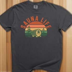 Sauna Barrel Life T-Shirt - SaunaMerch