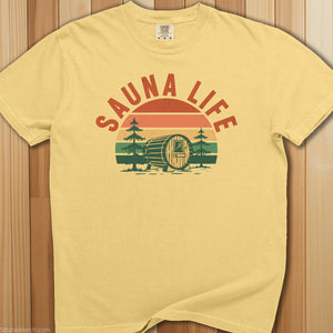 Sauna Barrel Life T-Shirt - SaunaMerch