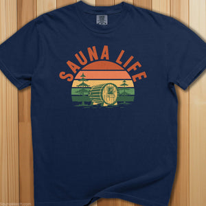 Sauna Barrel Life T-Shirt - SaunaMerch
