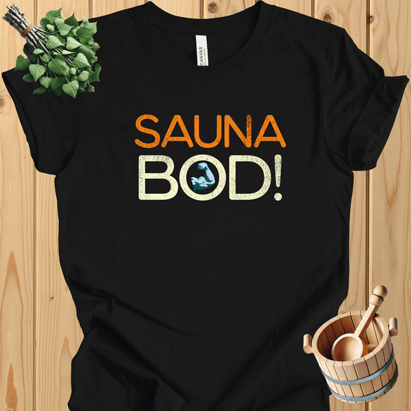 "Sauna Bod" Unisex Cotton T-Shirt: Perfect Sauna Lover Gift