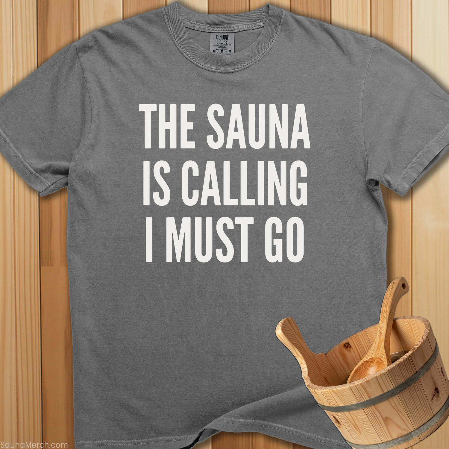 Sauna Calling T-Shirt - Grey