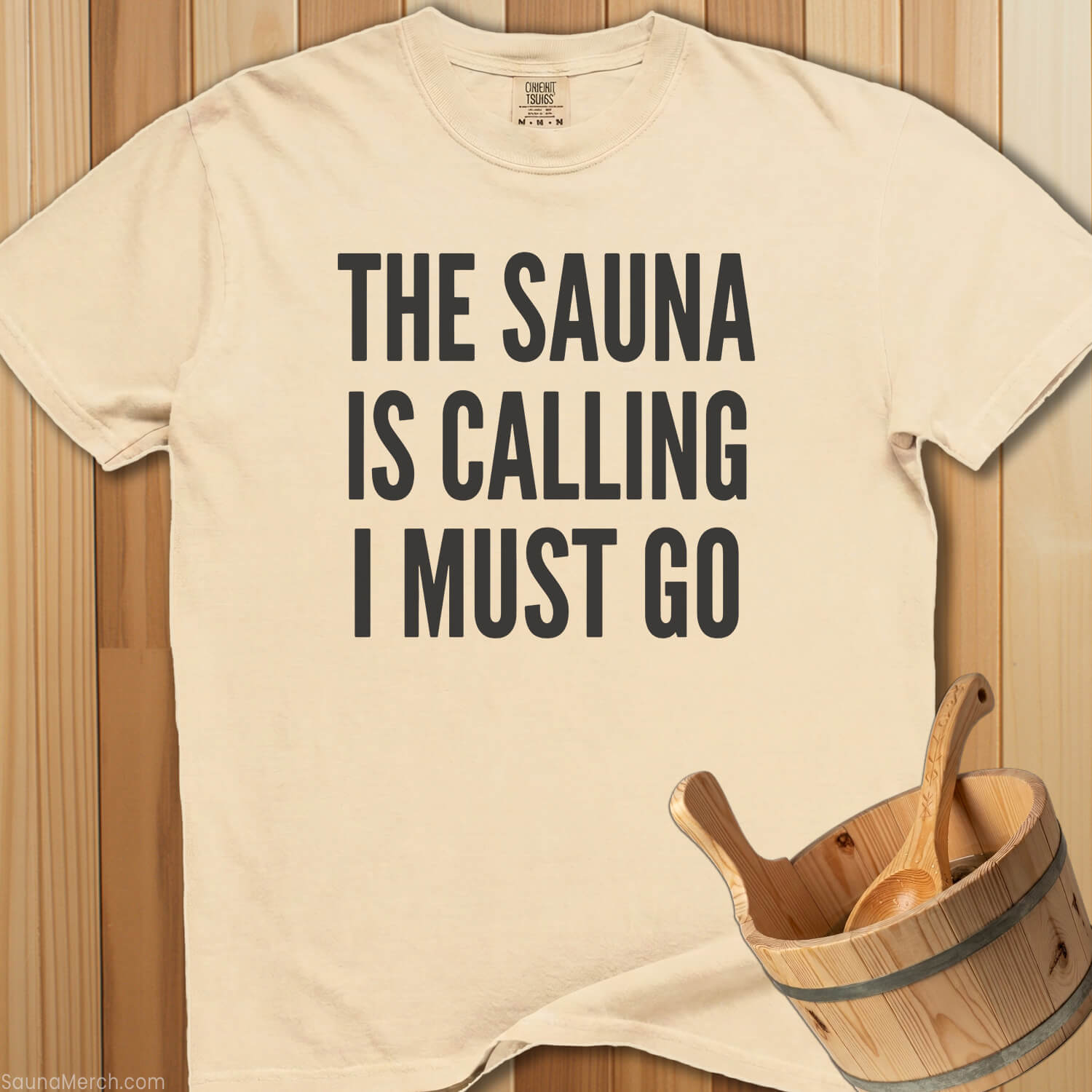 Sauna Calling T-Shirt - Ivory