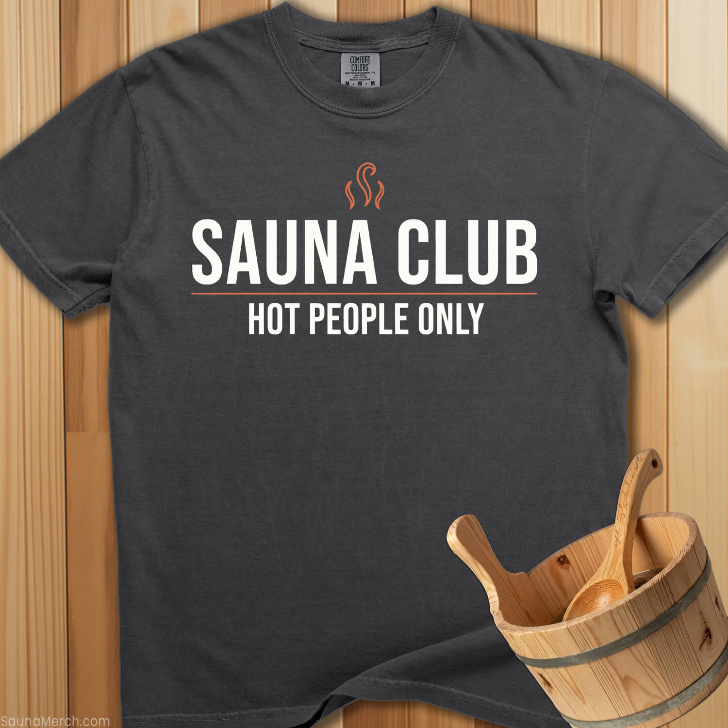 Sauna Club Hot People Only T-Shirt - SaunaMerch