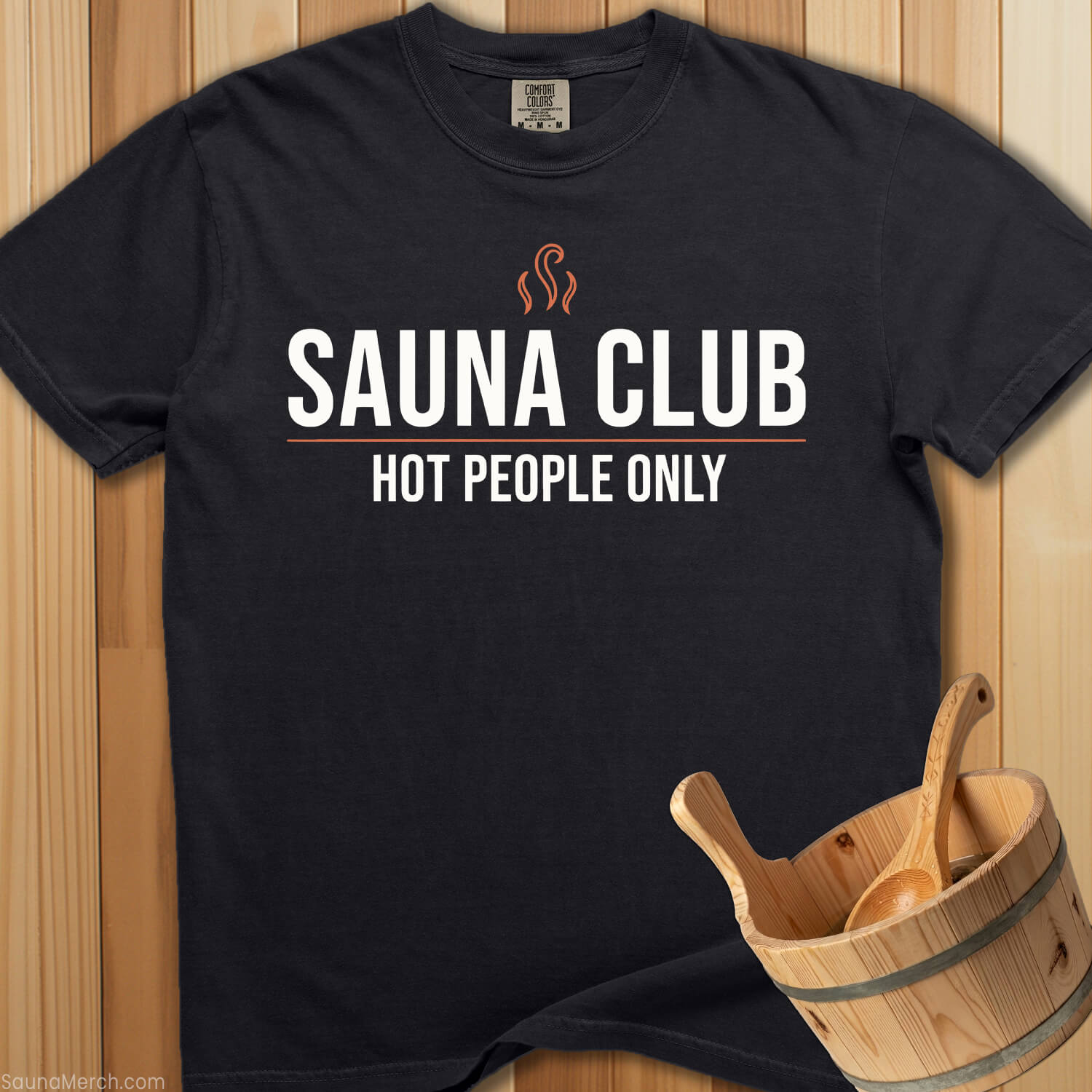 Sauna Club Hot People Only T-Shirt - SaunaMerch