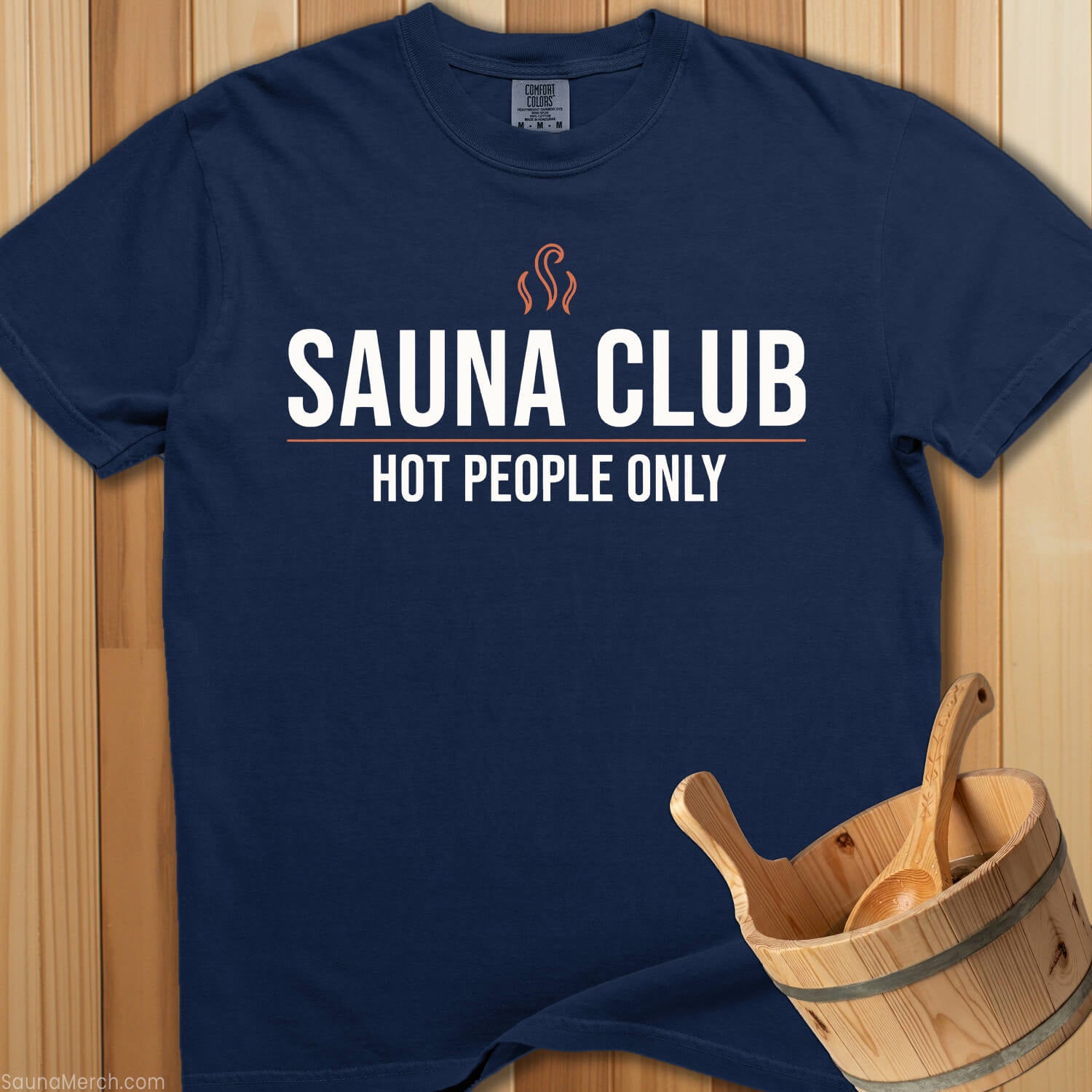 Sauna Club Hot People Only T-Shirt - SaunaMerch