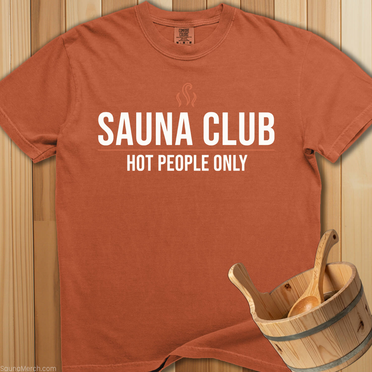 Sauna Club Hot People Only T-Shirt - SaunaMerch