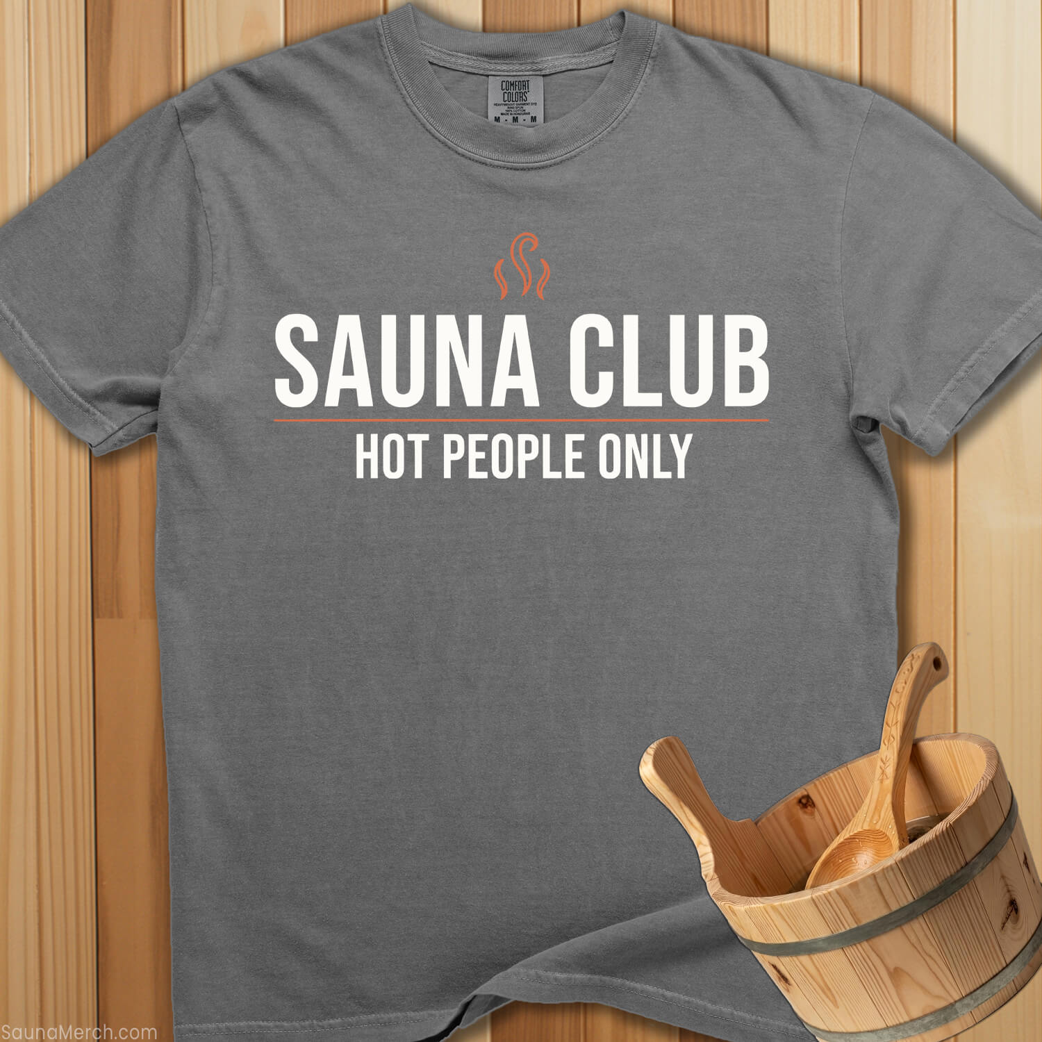 Sauna Club Hot People Only T-Shirt - SaunaMerch