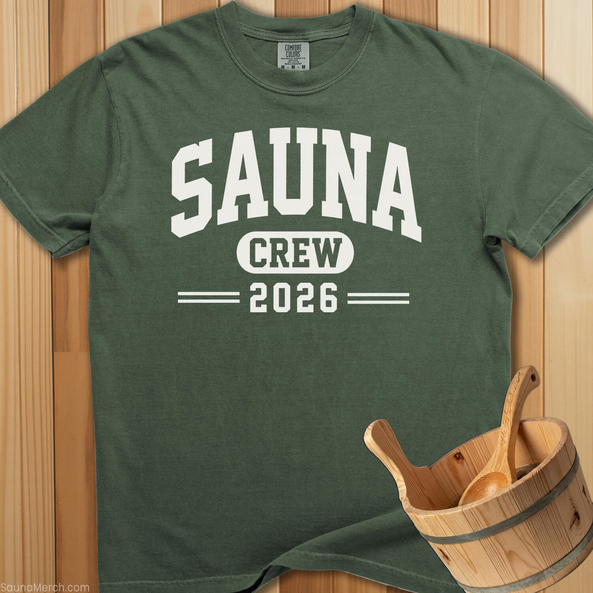 Sauna Crew 2026 T-Shirt - SaunaMerch