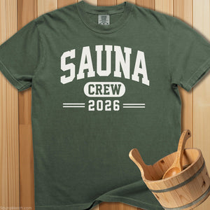 Sauna Crew 2026 T-Shirt - SaunaMerch