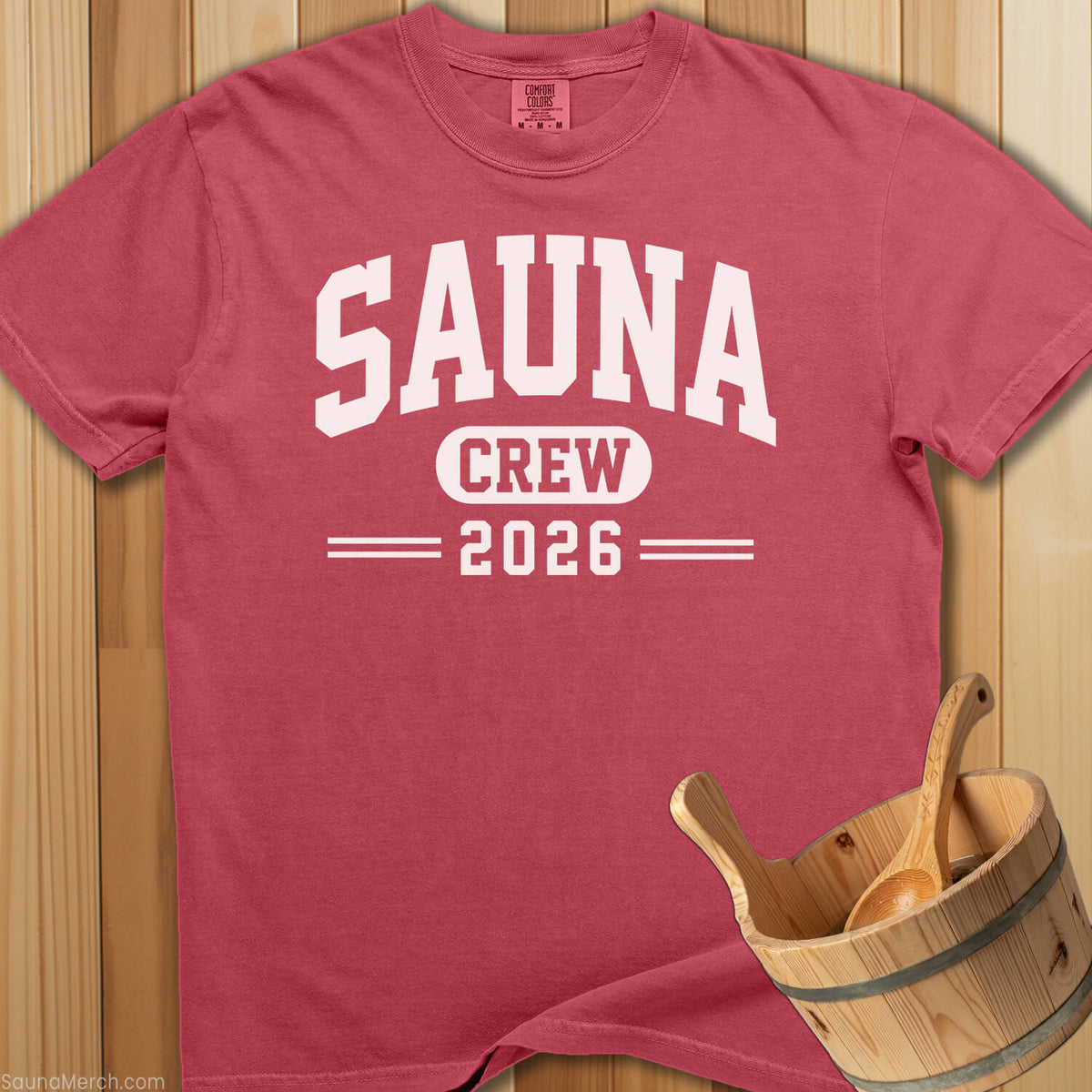 Sauna Crew 2026 T-Shirt - SaunaMerch
