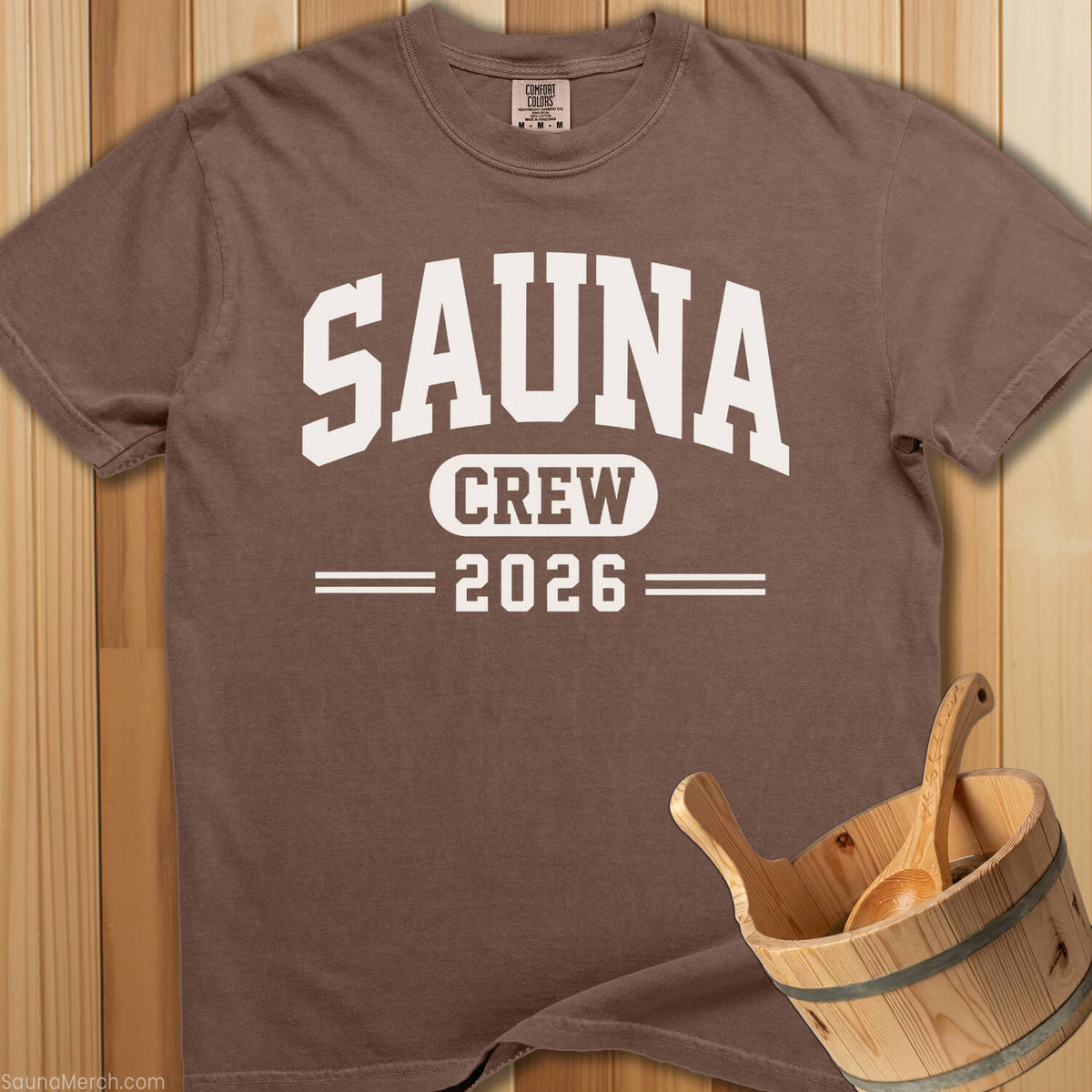 Sauna Crew 2026 T-Shirt - SaunaMerch