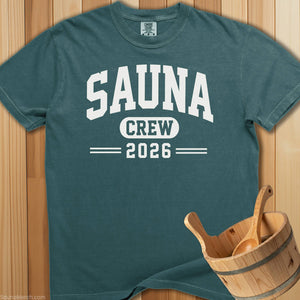 Sauna Crew 2026 T-Shirt - SaunaMerch