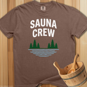 Sauna Crew T-Shirt - Espresso
