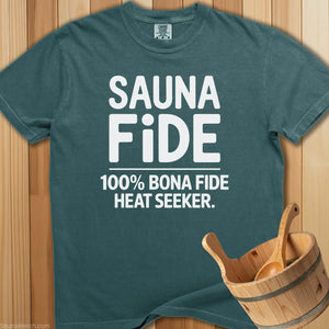 Sauna-Tize Soul T-Shirt - Blue Spruce