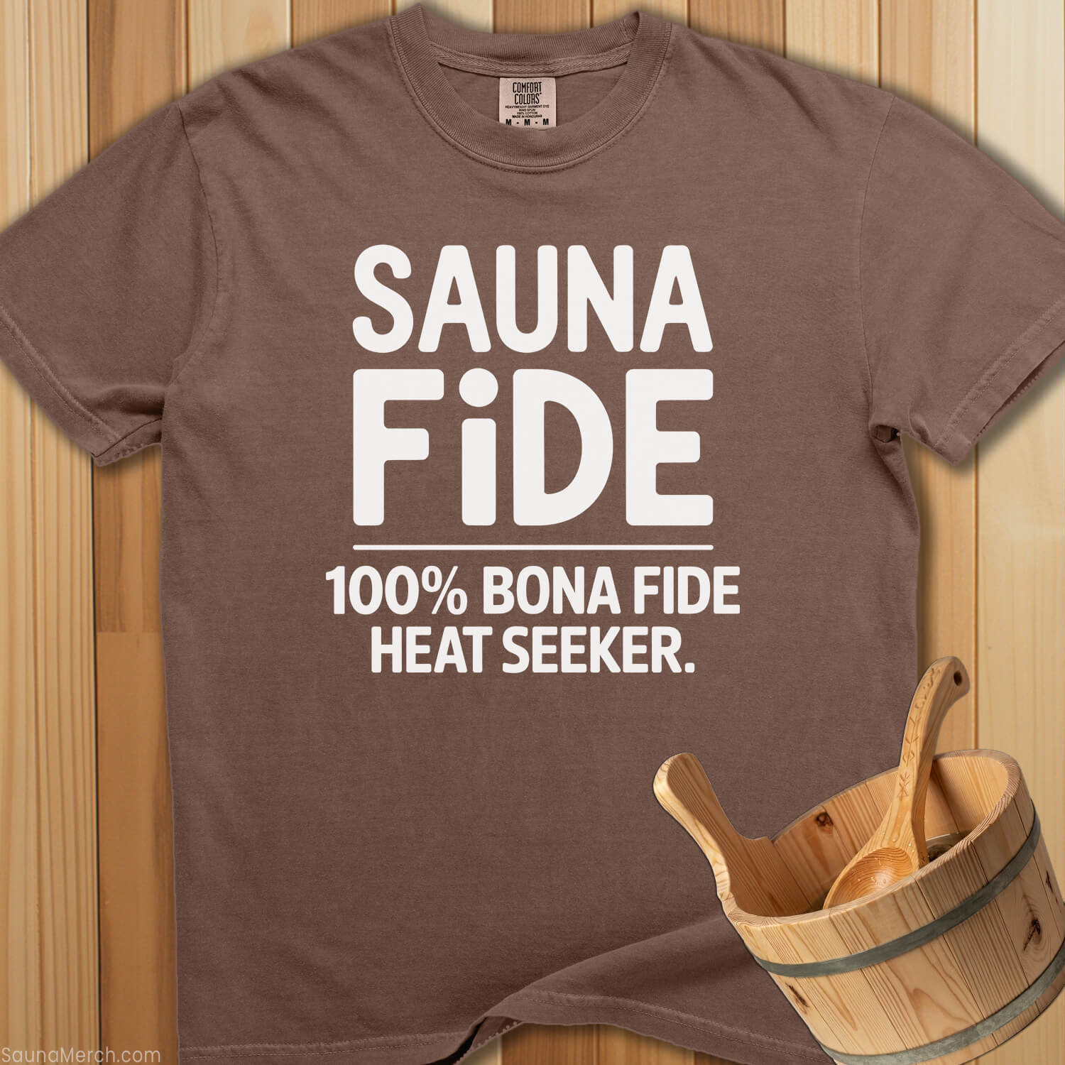 Sauna-Tize Soul T-Shirt - Espresso