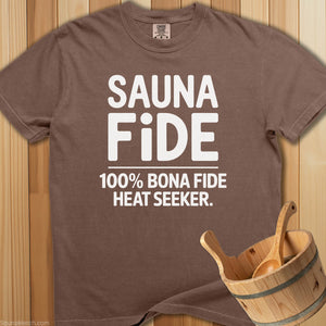 Sauna Fide Heat Seeker T-Shirt - SaunaMerch