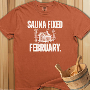 Sauna Fixed February T-Shirt - Yam