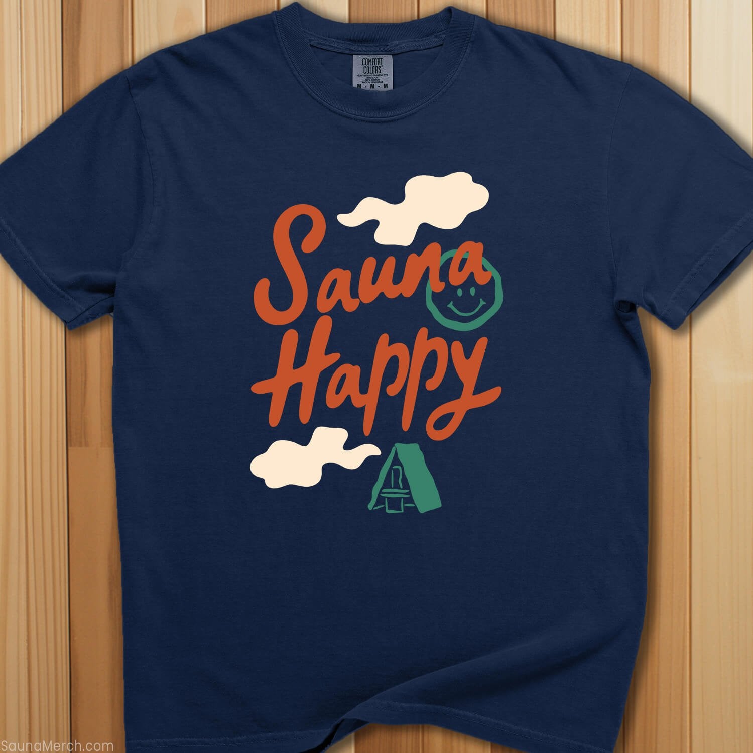 Sauna Happy T-Shirt - SaunaMerch