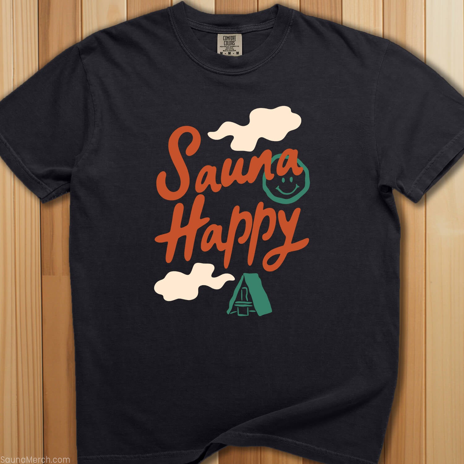 Sauna Happy T-Shirt - SaunaMerch