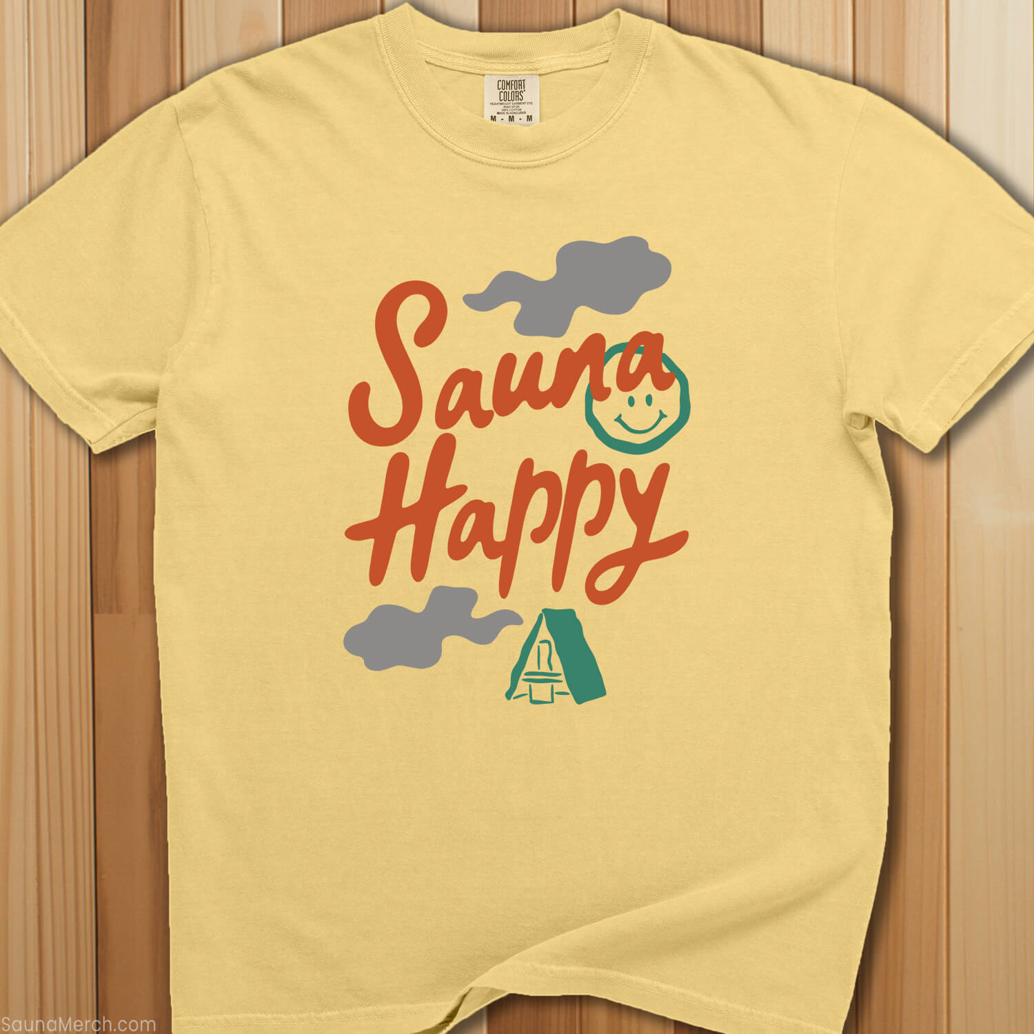 Sauna Happy T-Shirt - SaunaMerch