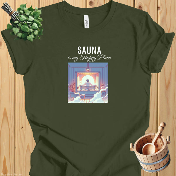 Sauna's My Happy Place - Sauna Tee