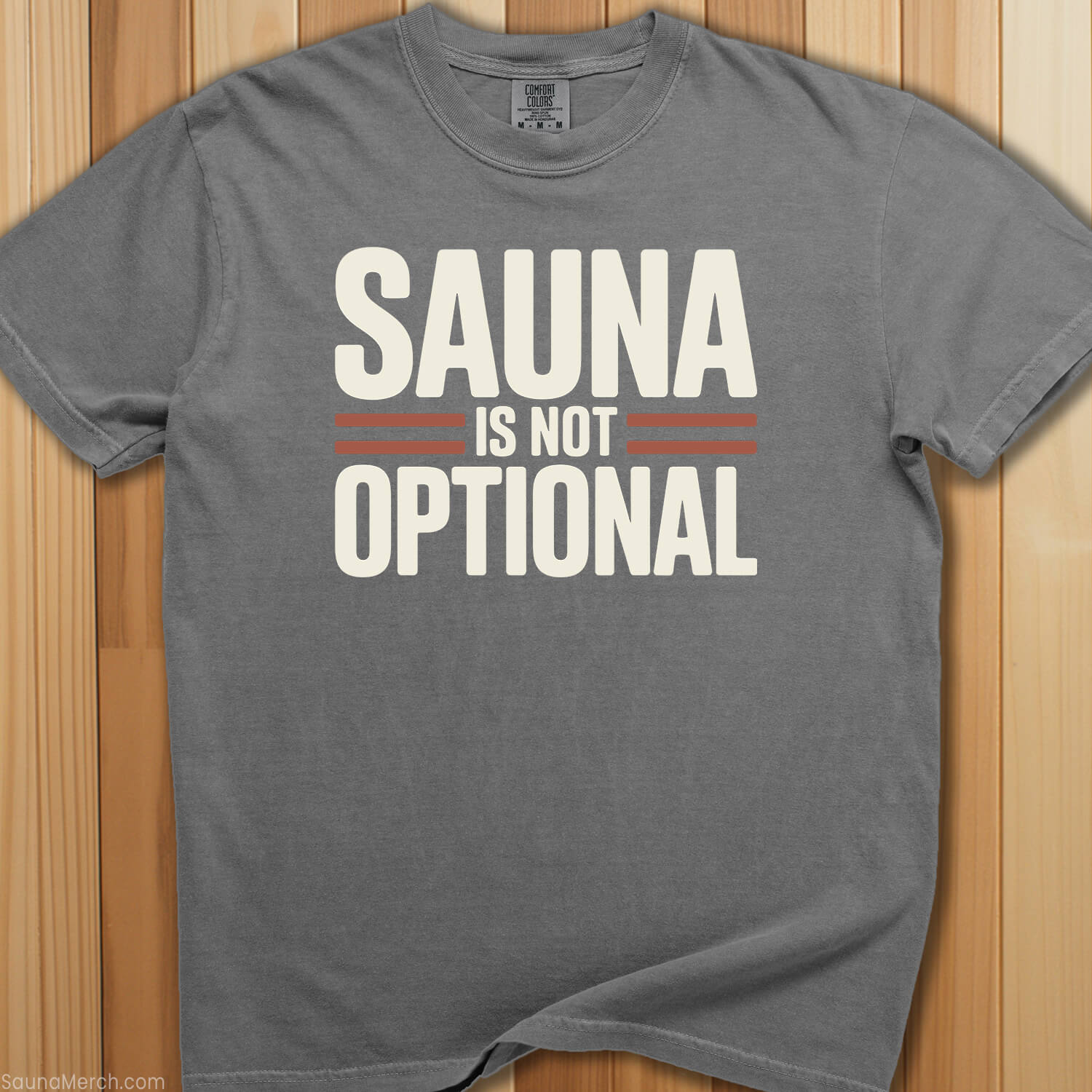 Sauna Is Not Optional T-Shirt - SaunaMerch