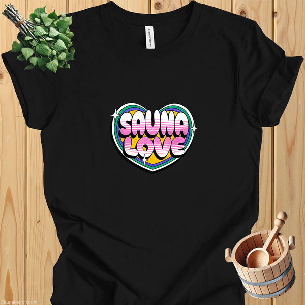 Retro Sauna Love Tee: Embrace Your Heat Passion