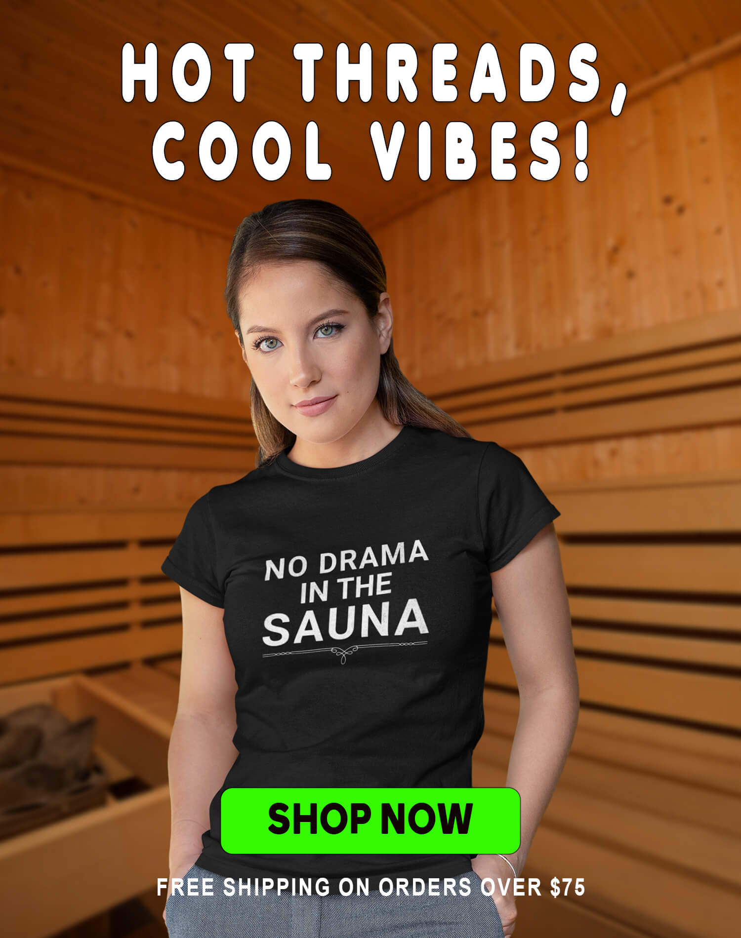 sauna merch banner