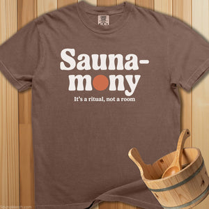 Sauna-Mony T-Shirt - Espresso