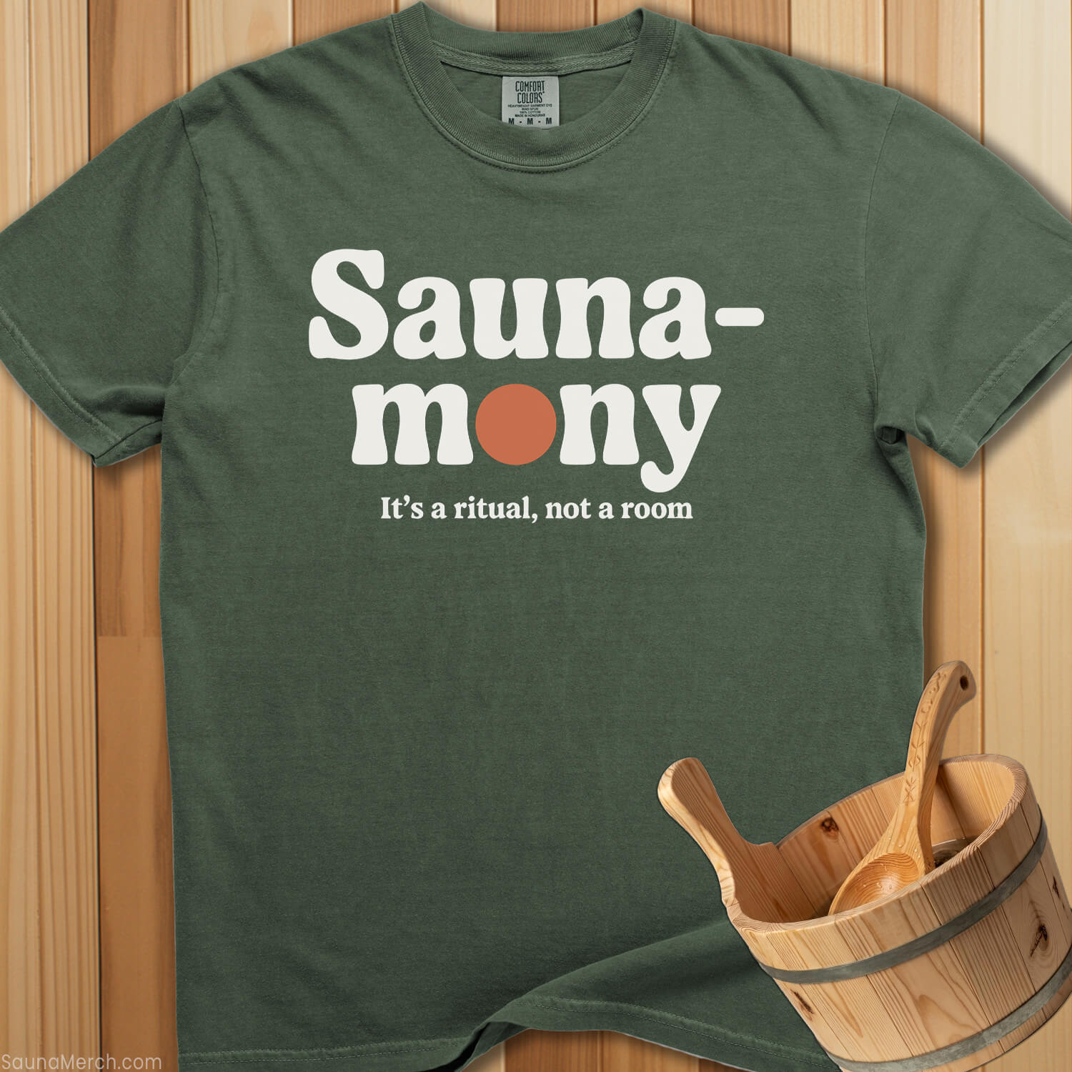 Sauna-Mony T-Shirt - Moss