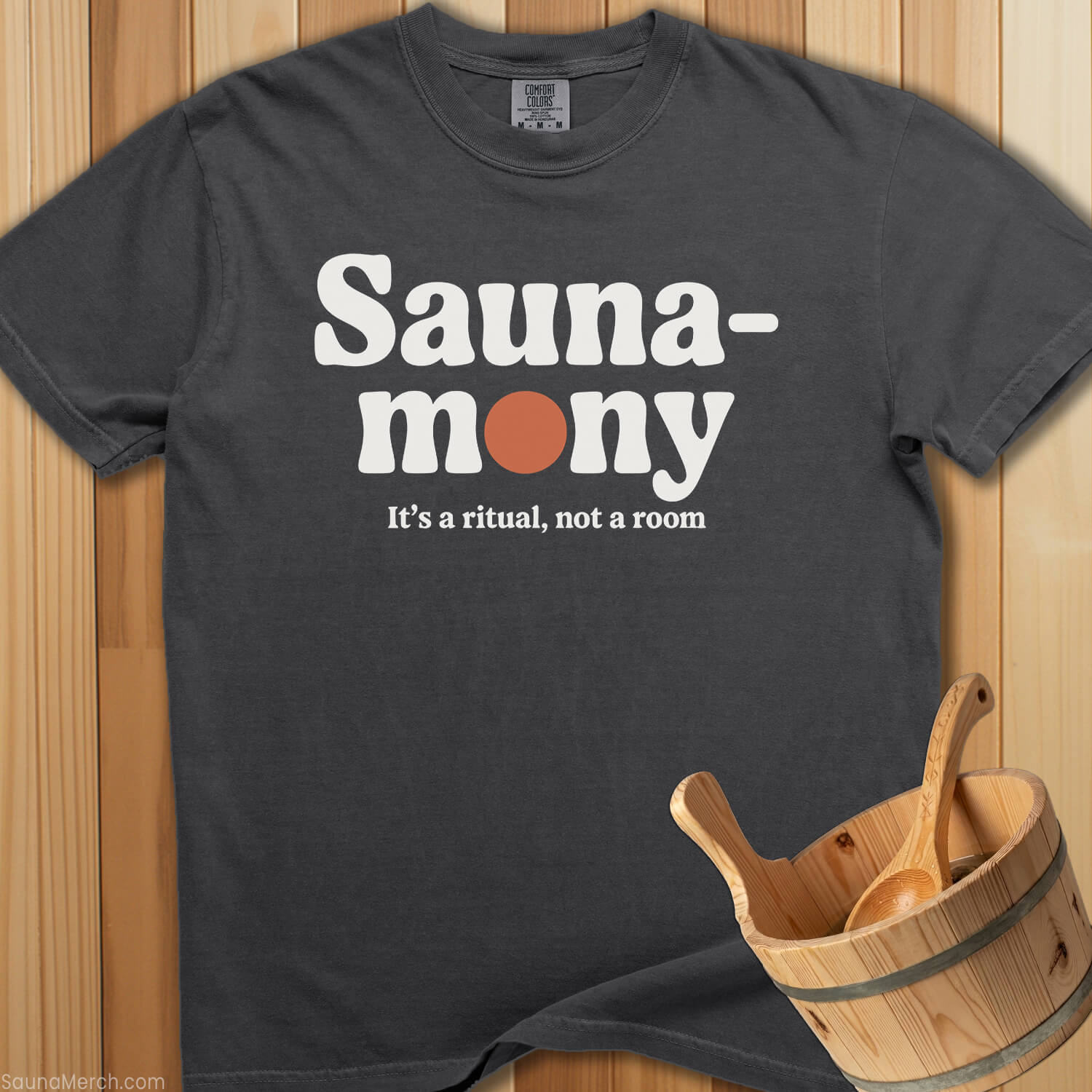 Sauna-Mony T-Shirt - Pepper