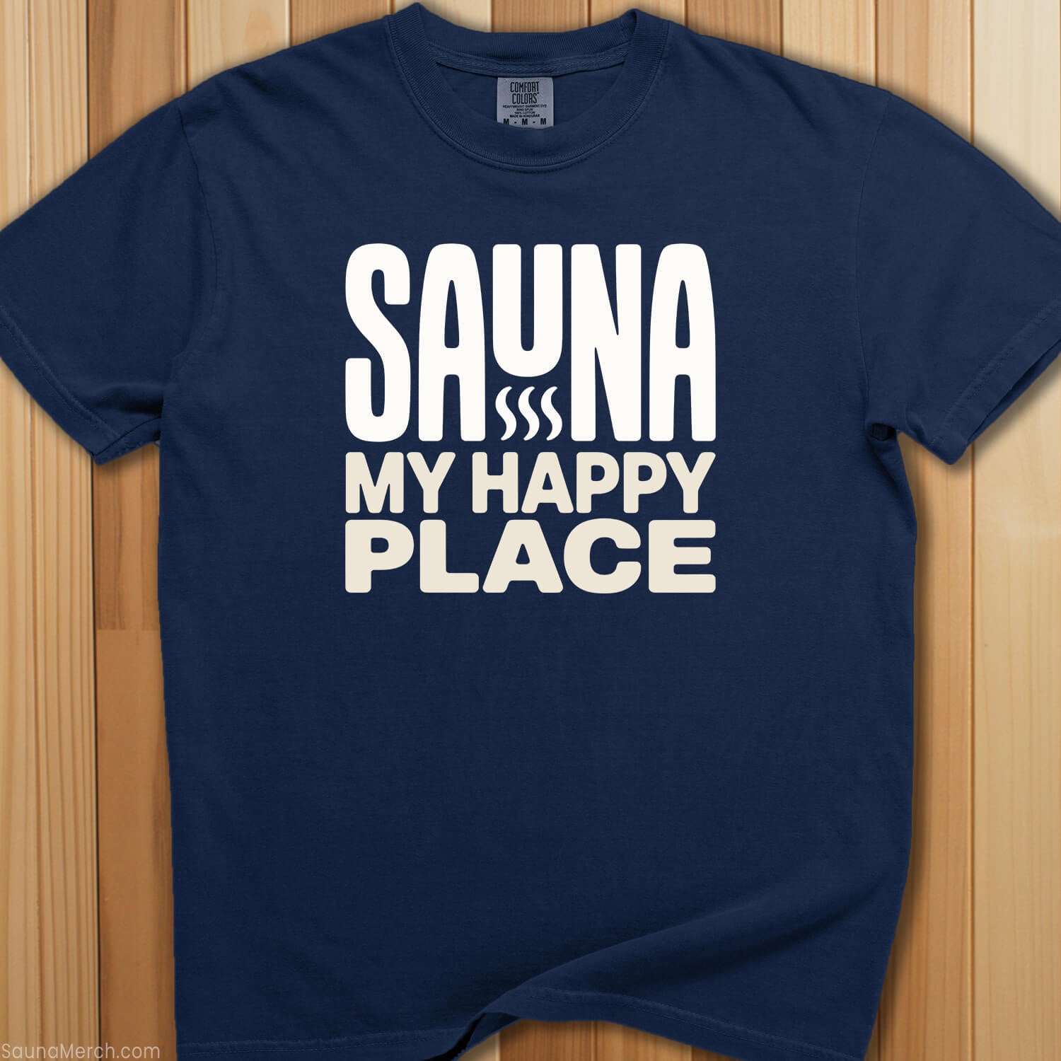 Sauna My Happy Place T-Shirt - SaunaMerch
