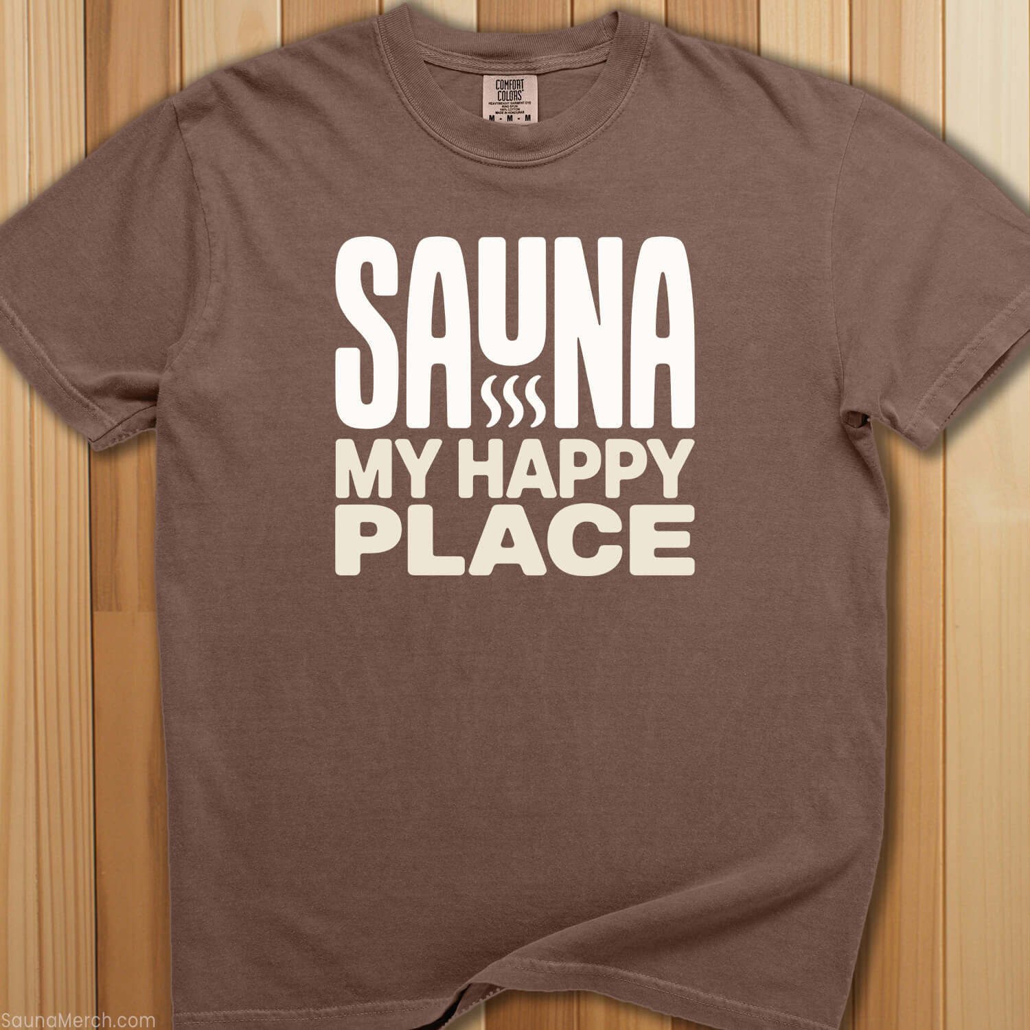 Sauna My Happy Place T-Shirt - SaunaMerch
