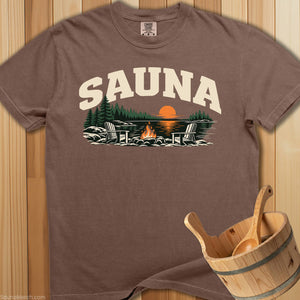 Sauna On Lake T-Shirt - SaunaMerch