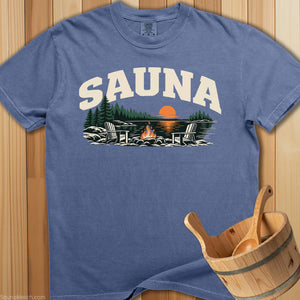 Sauna On Lake T-Shirt - SaunaMerch