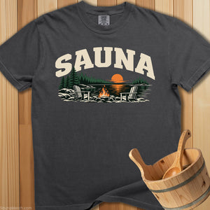 Sauna On Lake T-Shirt - SaunaMerch