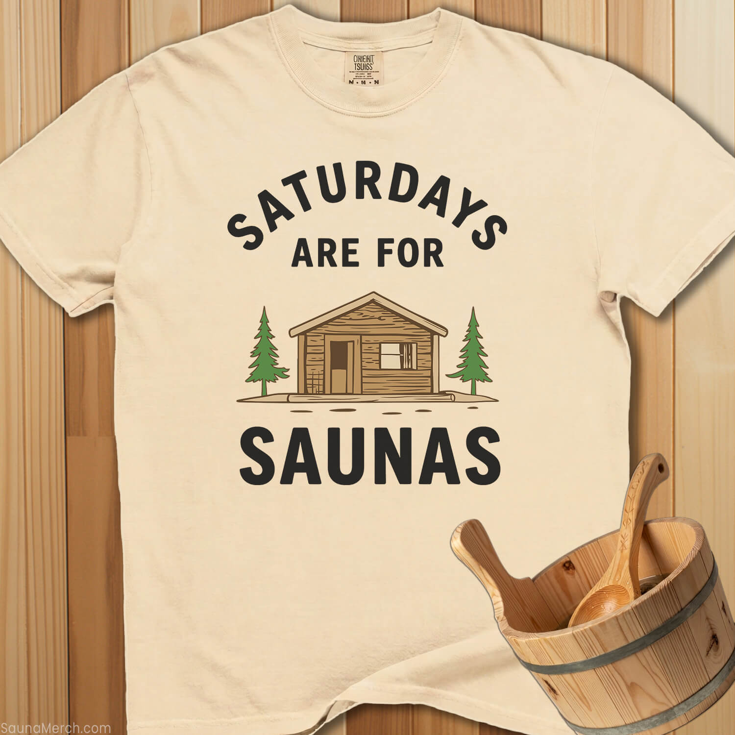 Sauna on Saturdays T-Shirt - SaunaMerch